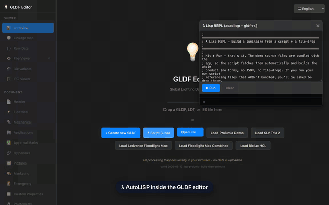 GLDF Editor